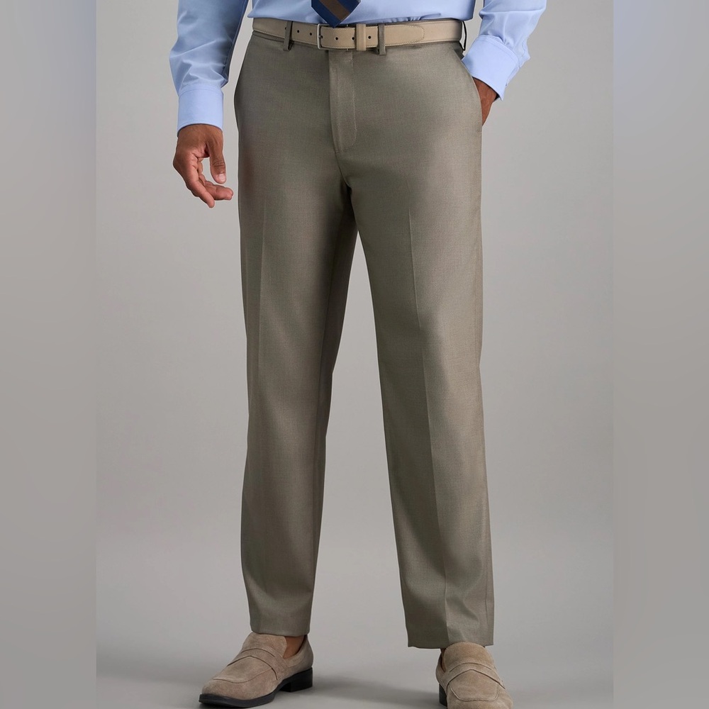 Haggar Men's Stylish Gray Dress Pants